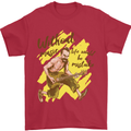 Without Music Life Would Be a Mistake Guitar Mens T-Shirt 100% Cotton Red