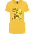 Without Music Life Would Be a Mistake Guitar Womens Wider Cut T-Shirt Yellow