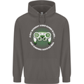 Without Video Games Funny Gaming Gamer Mens 80% Cotton Hoodie Charcoal