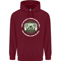 Without Video Games Funny Gaming Gamer Mens 80% Cotton Hoodie Maroon