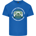 Without Video Games Funny Gaming Gamer Mens Cotton T-Shirt Tee Top Royal Blue