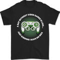 Without Video Games Funny Gaming Gamer Mens T-Shirt 100% Cotton Black