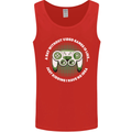 Without Video Games Funny Gaming Gamer Mens Vest Tank Top Red