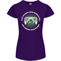 Without Video Games Funny Gaming Gamer Womens Petite Cut T-Shirt Purple