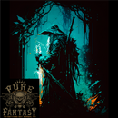 A Wizard in a Fantasy Forest Warlock Mens Light Cotton T-Shirt