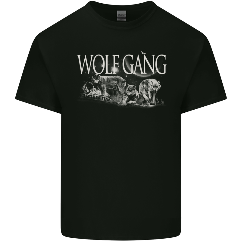 Wolf Gang Werewolves Wolves Mens Cotton T-Shirt Tee Top Black