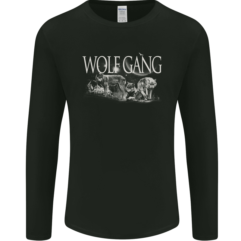 Wolf Gang Werewolves Wolves Mens Long Sleeve T-Shirt Black