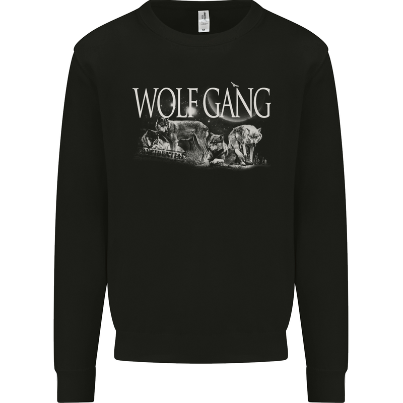 Wolf Gang Werewolves Wolves Mens Sweatshirt Jumper Black
