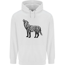 Wolf Tree Animal Ecology Childrens Kids Hoodie White