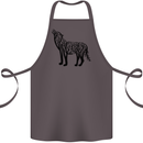Wolf Tree Animal Ecology Cotton Apron 100% Organic Dark Grey