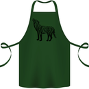 Wolf Tree Animal Ecology Cotton Apron 100% Organic Forest Green