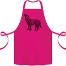 Wolf Tree Animal Ecology Cotton Apron 100% Organic Pink