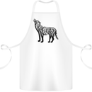 Wolf Tree Animal Ecology Cotton Apron 100% Organic White