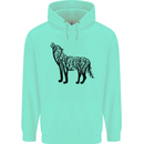 Wolf Tree Animal Ecology Mens 80% Cotton Hoodie Peppermint