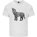 Wolf Tree Animal Ecology Mens Cotton T-Shirt Tee Top White