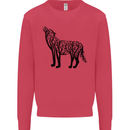 Wolf Tree Animal Ecology Mens Sweatshirt Jumper Heliconia