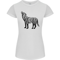 Wolf Tree Animal Ecology Womens Petite Cut T-Shirt White