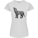 Wolf Tree Animal Ecology Womens Petite Cut T-Shirt White