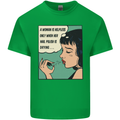 Woman Is Only Helpless Female Empowerment Kids T-Shirt Childrens Irish Green