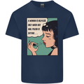 Woman Is Only Helpless Female Empowerment Kids T-Shirt Childrens Navy Blue