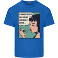 Woman Is Only Helpless Female Empowerment Kids T-Shirt Childrens Royal Blue