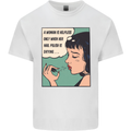 Woman Is Only Helpless Female Empowerment Kids T-Shirt Childrens White