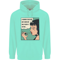 Woman Is Only Helpless Female Empowerment Mens 80% Cotton Hoodie Peppermint