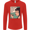 Woman Is Only Helpless Female Empowerment Mens Long Sleeve T-Shirt Red