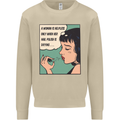 Woman Is Only Helpless Female Empowerment Mens Sweatshirt Jumper Sand