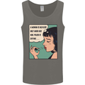 Woman Is Only Helpless Female Empowerment Mens Vest Tank Top Charcoal