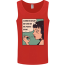 Woman Is Only Helpless Female Empowerment Mens Vest Tank Top Red