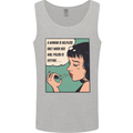 Woman Is Only Helpless Female Empowerment Mens Vest Tank Top Sports Grey