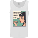 Woman Is Only Helpless Female Empowerment Mens Vest Tank Top White