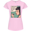 Woman Is Only Helpless Female Empowerment Womens Petite Cut T-Shirt Light Pink
