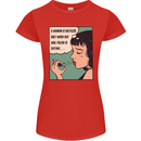 Woman Is Only Helpless Female Empowerment Womens Petite Cut T-Shirt Red