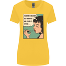 Woman Is Only Helpless Female Empowerment Womens Wider Cut T-Shirt Yellow