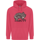 Wombutt Funny Wombat Childrens Kids Hoodie Heliconia