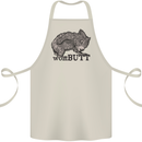 Wombutt Funny Wombat Cotton Apron 100% Organic Natural