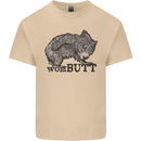 Wombutt Funny Wombat Mens Cotton T-Shirt Tee Top Sand