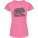 Wombutt Funny Wombat Womens Petite Cut T-Shirt Azalea
