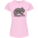 Wombutt Funny Wombat Womens Petite Cut T-Shirt Light Pink