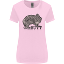 Wombutt Funny Wombat Womens Wider Cut T-Shirt Light Pink