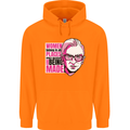 Women Empowerment Feminism Feminist Childrens Kids Hoodie Orange