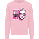 Women Empowerment Feminism Feminist Kids Sweatshirt Jumper Light Pink