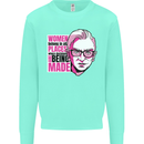 Women Empowerment Feminism Feminist Kids Sweatshirt Jumper Peppermint