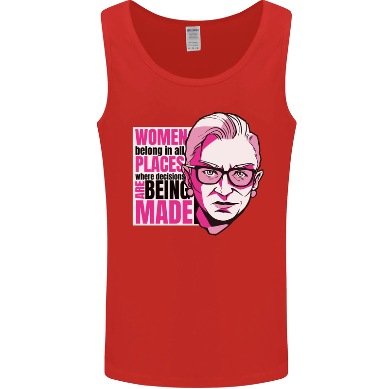 Women Empowerment Feminism Feminist Mens Vest Tank Top Red