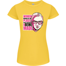 Women Empowerment Feminism Feminist Womens Petite Cut T-Shirt Yellow