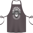 Work Hard Gym Training Top Workout Weights Cotton Apron 100% Organic Dark Grey