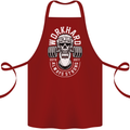 Work Hard Gym Training Top Workout Weights Cotton Apron 100% Organic Maroon
