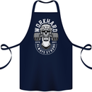 Work Hard Gym Training Top Workout Weights Cotton Apron 100% Organic Navy Blue